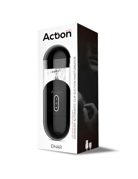 Masturbateur automatique Einar Action 10 Vibrations
