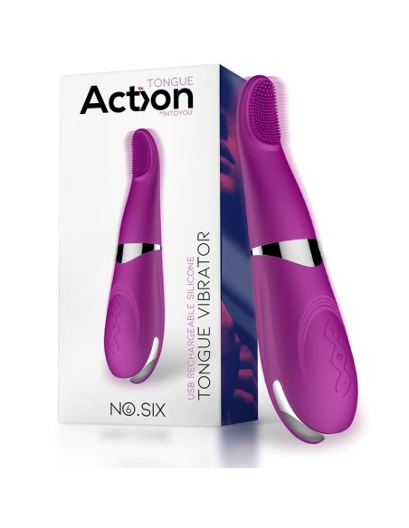Stimulateur de clitoris Tongue Vibrator 19cm Violet