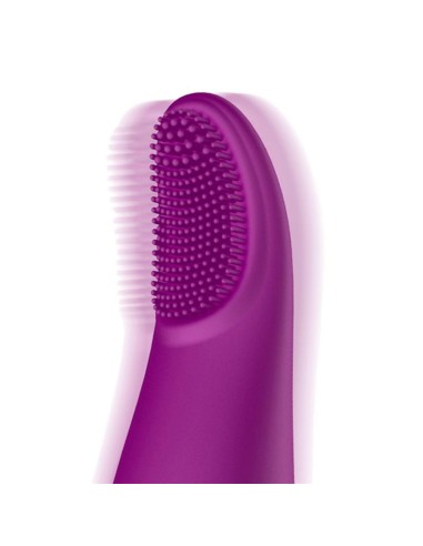 Stimulateur de clitoris Tongue Vibrator 19cm Violet
