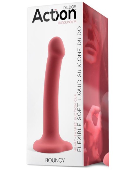 Gode en silicone Bouncy M 16 x 3.7cm
