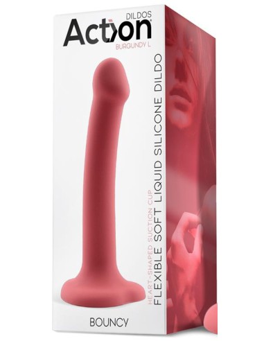 Gode en silicone Bouncy L 17 x 4cm