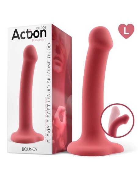 Gode en silicone Bouncy L 17 x 4cm Gode en silicone Bouncy L 17 x 4cm
