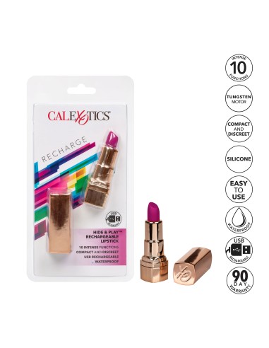 Vibro Lipstick 8cm Rose