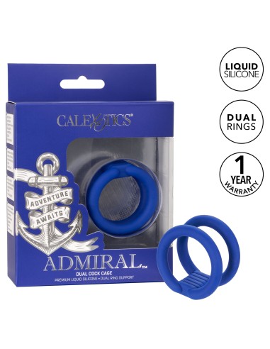 Double Cockring Dual Cock Cage Admiral 32mm
