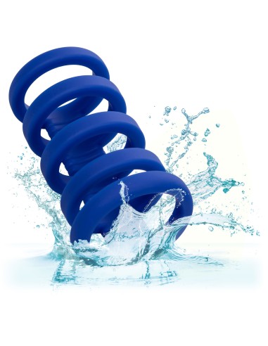 Gaine de pénis 5 Cockrings Xtreme Cage Admiral 9cm