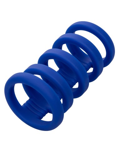 Gaine de pénis 5 Cockrings Xtreme Cage Admiral 9cm