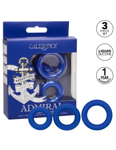 Lot de 3 cockrings Universal Ring Admiral