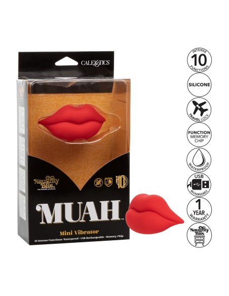 Mini Vibro Lèvres vibrantes Muah 10 Vibrations