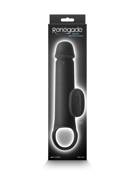 Gaine de pénis vibrante Renegade Brute 18 x 4.5cm Noire Gaine de pénis vibrante Renegade Brute 18 x 4.5cm Noire
