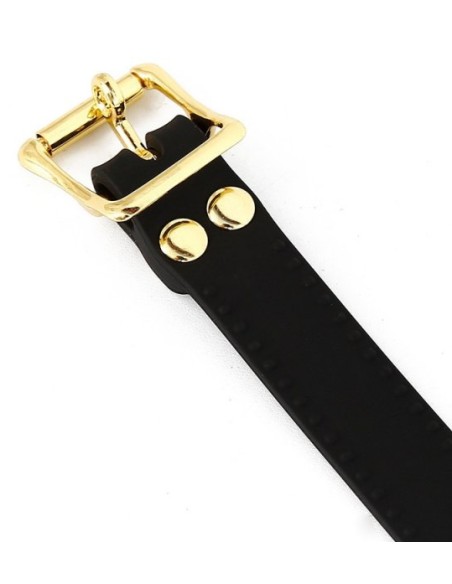 Bâillon en silicone Zen Open Noir-Rouge