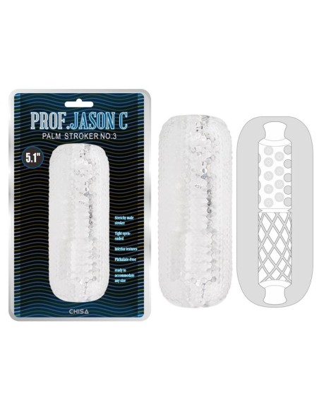 Gaine de masturbation Palm Stroker N°3 - 12.5cm transparente - Masturbateurs - 8