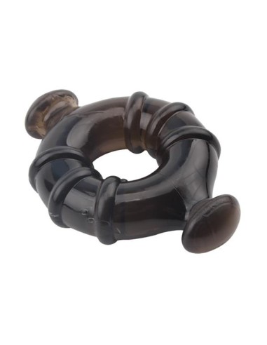 Lot de 4 cockrings Rudder Noirs