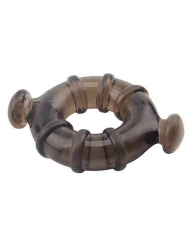 Lot de 4 cockrings Rudder Noirs