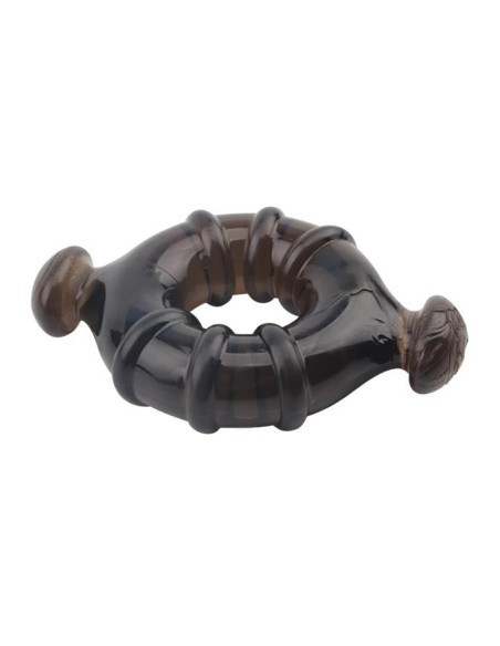 Lot de 4 cockrings Rudder Noirs Lot de 4 cockrings Rudder Noirs