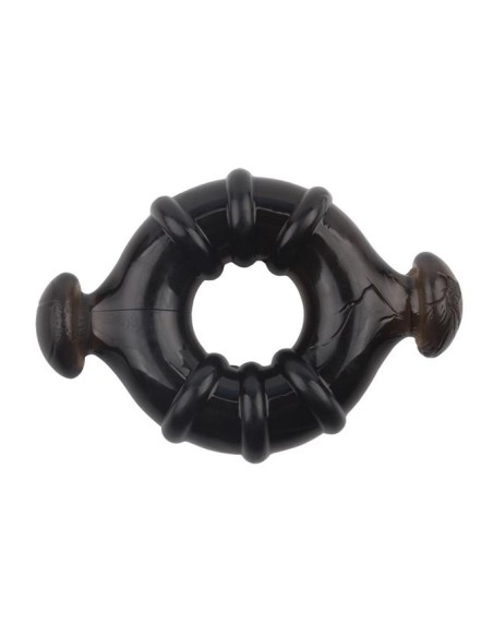 Lot de 4 cockrings Rudder Noirs Lot de 4 cockrings Rudder Noirs
