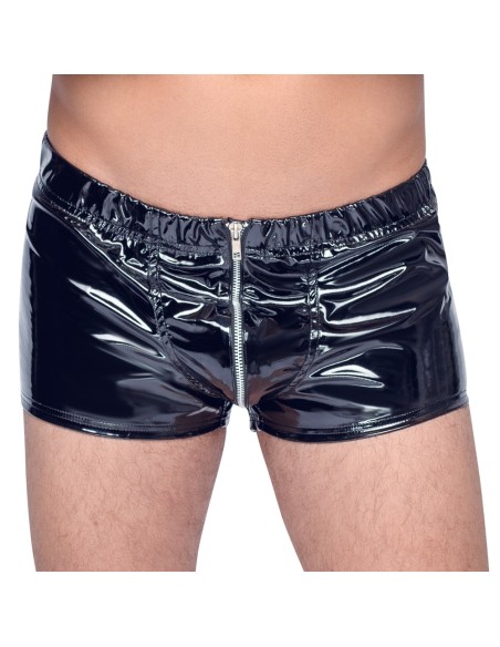 Boxer Short VINYL ZIP Noir