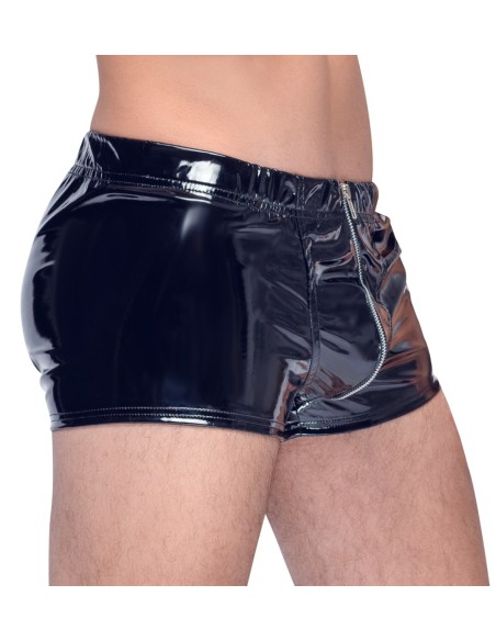 Boxer Short VINYL ZIP Noir