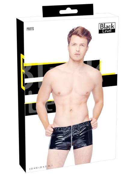 Boxer Short VINYL ZIP Noir