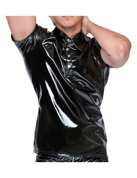 Chemise VINYL POLO Noire