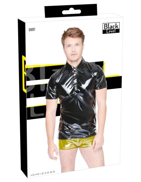 Chemise VINYL POLO Noire