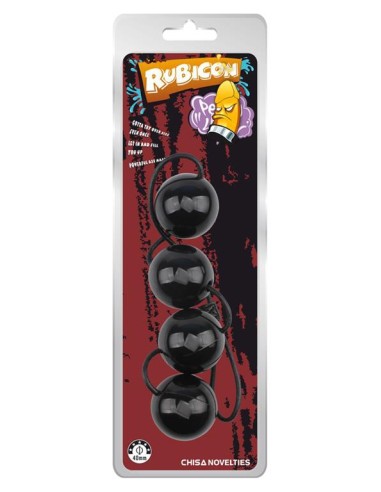 Boules anales Rubicon M 32 x 5cm Noires