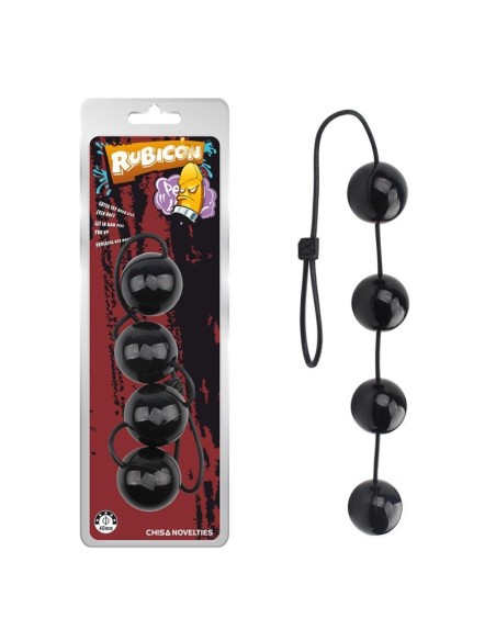 Boules anales Rubicon M 32 x 5cm Noires