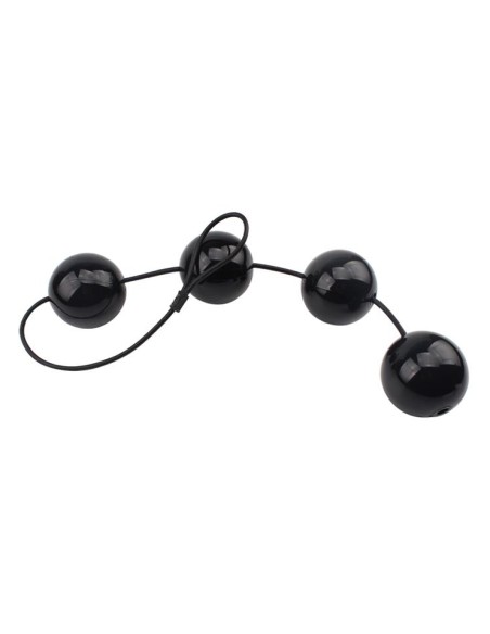 Boules anales Rubicon L 35 x 6cm Noires - Boules de Geisha - 4