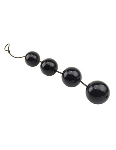 Boules anales Rubicon L 35 x 6cm Noires - Boules de Geisha - 6