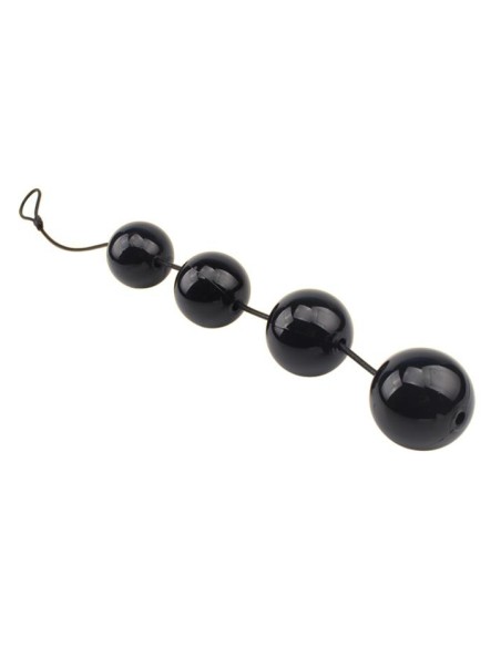Boules anales Rubicon L 35 x 6cm Noires - Boules de Geisha - 6