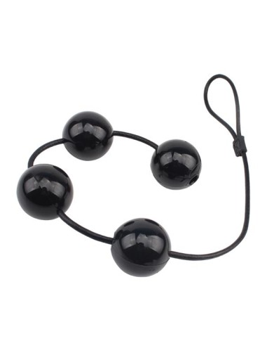 Boules anales Rubicon L 35 x 6cm Noires - Boules de Geisha - 7