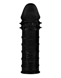 Gaine de pénis Extra Texture 16 x 4.5cm Noire