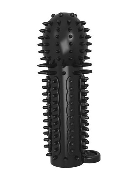 Gaine de pénis Nubby 14.5 x 4.8cm Noire