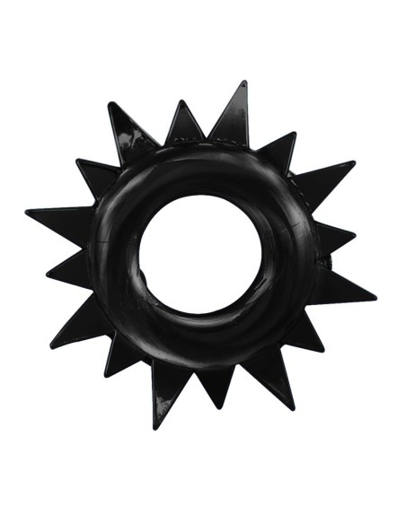 Lot de 4 Cockrings souples Ring Stars Noirs