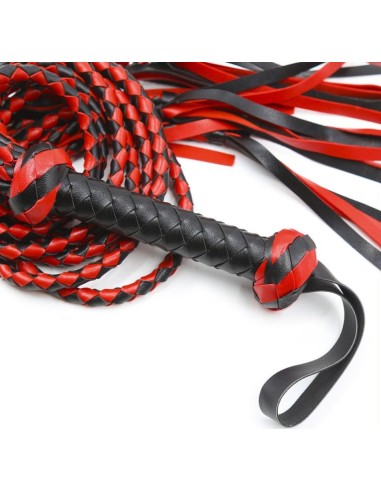 Martinet long Tigress 78cm Noir-Rouge