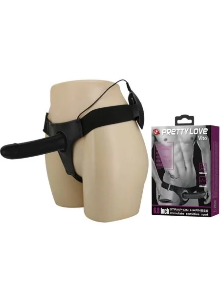 Gode ceinture vibrant Vito 17 x 4cm Gode ceinture vibrant Vito 17 x 4cm