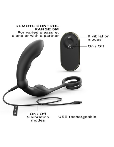 Cockring Plug Vibrant P-Ring Dorcel 9 x 3.7cm