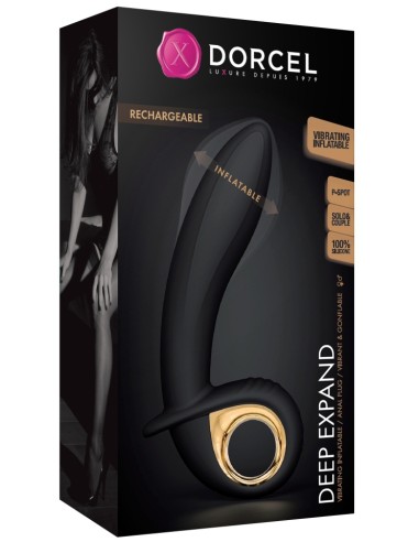 Plug gonflable vibrant Deep Expand Dorcel 11.5 x 4.8cm