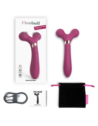 Stimulateur Double Fonction Fireball Love To Love Rose
