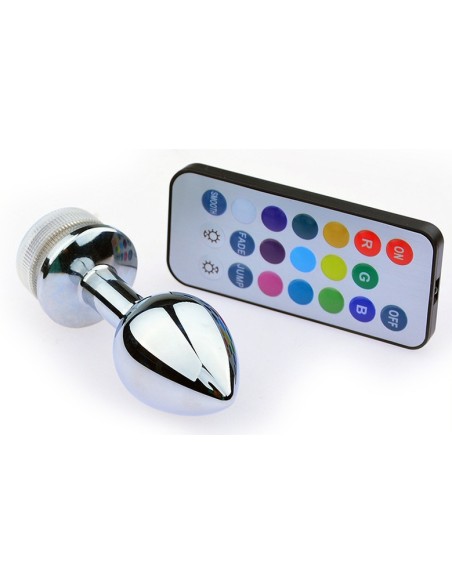 Plug Bijou lumineux LIGHT LED L 8 x 4cm Plug Bijou lumineux LIGHT LED L 8 x 4cm