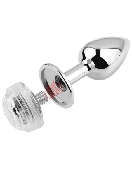 Plug Bijou lumineux LIGHT LED L 8 x 4cm Plug Bijou lumineux LIGHT LED L 8 x 4cm