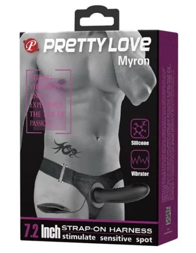 Gode ceinture vibrant Myron 18.5 x 4.8cm