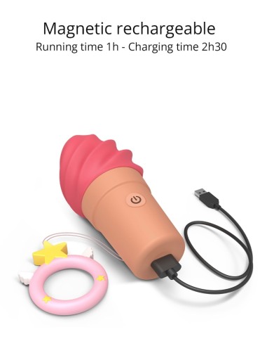 Stimulateur de clitoris Cand'Ice Raspberry Jolly