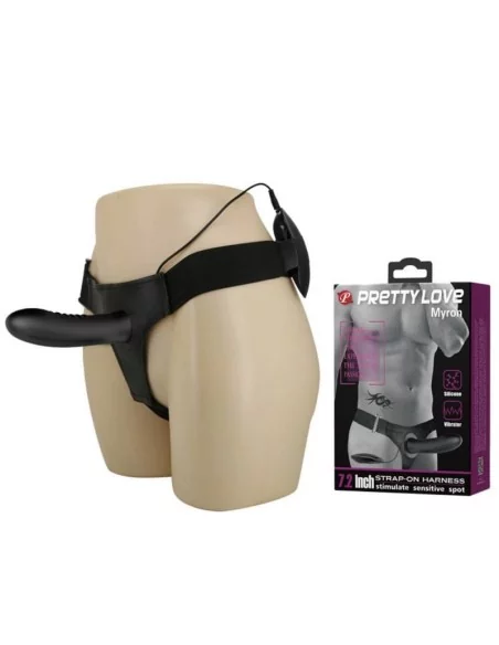 Gode ceinture vibrant Myron 18.5 x 4.8cm Gode ceinture vibrant Myron 18.5 x 4.8cm