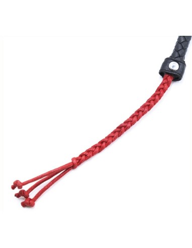 Fouet Chinese Design 90cm Noir-Rouge