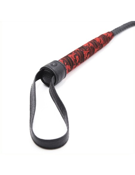 Fouet Chinese Design 90cm Noir-Rouge
