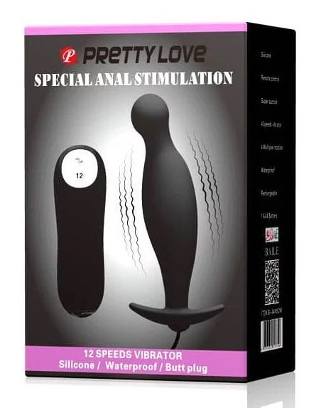 Plug avec vibrations Pretty Love 11 x 2.8cm