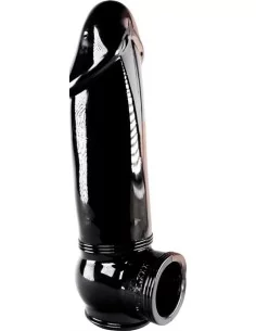 Gaine de pénis Zizi Megamen Bite 19 x 5 cm Noire