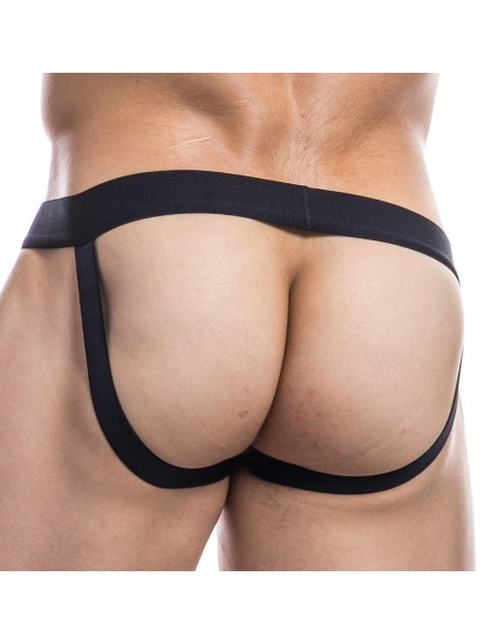 Jockstrap Mixed Camouflage Noir-Blanc