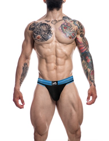 Jockstrap Rugby Noir-Bleu
