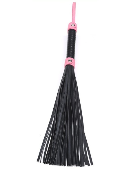 Martinet Wipi 45cm Noir-Rose Martinet Wipi 45cm Noir-Rose